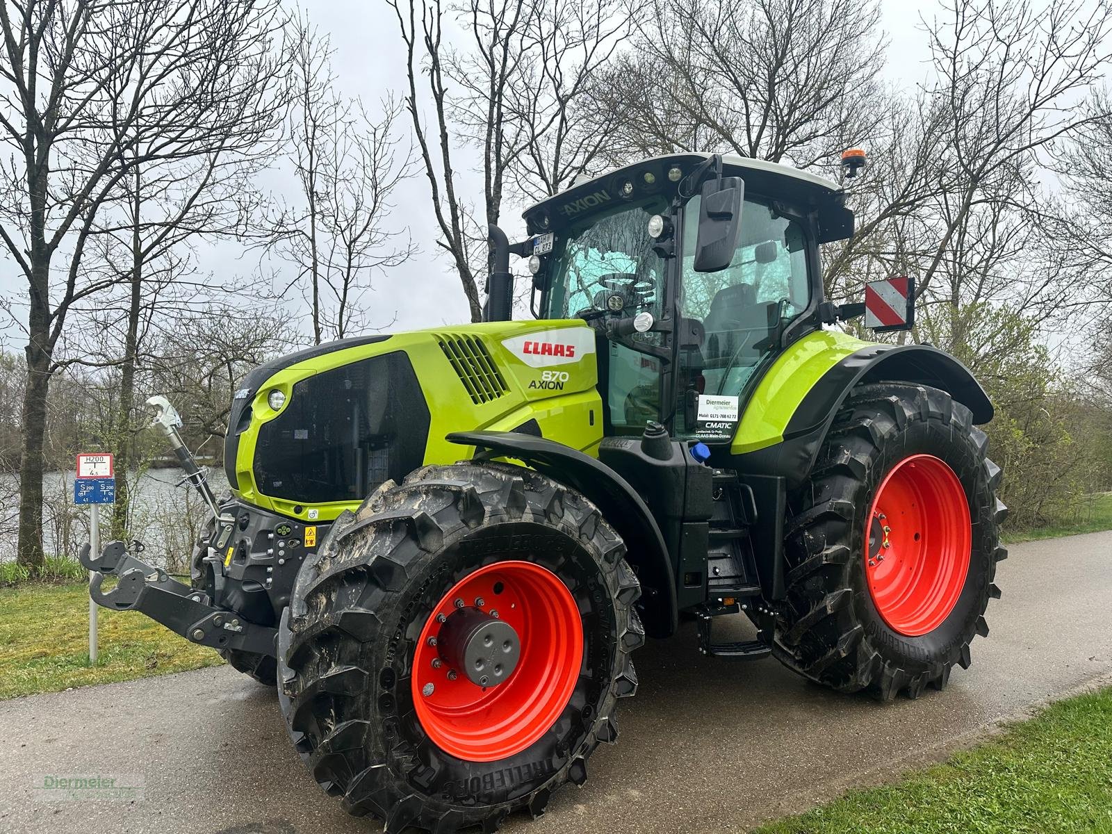 Traktor des Typs CLAAS Axion 870 CMATIC  CEBIS, Gebrauchtmaschine in Bergkirchen (Bild 1)