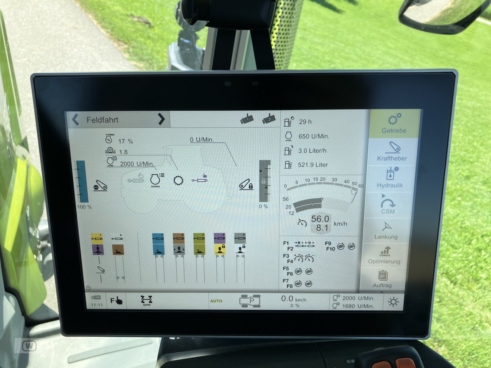 Traktor typu CLAAS Axion 870 CMATIC  CEBIS, Neumaschine v Zell an der Pram (Obrázek 20)