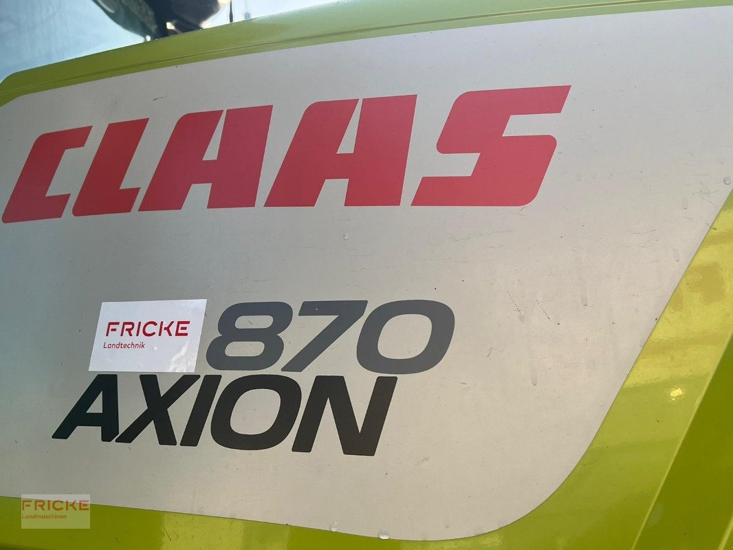 Traktor del tipo CLAAS Axion 870 Cmatic Cebis, Gebrauchtmaschine en Demmin (Imagen 2)