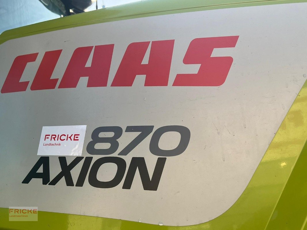 Traktor типа CLAAS Axion 870 Cmatic Cebis, Gebrauchtmaschine в Demmin (Фотография 2)