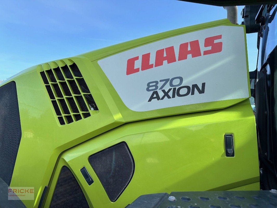 Traktor typu CLAAS Axion 870 Cmatic Cis+, Gebrauchtmaschine w Bockel - Gyhum (Zdjęcie 11)