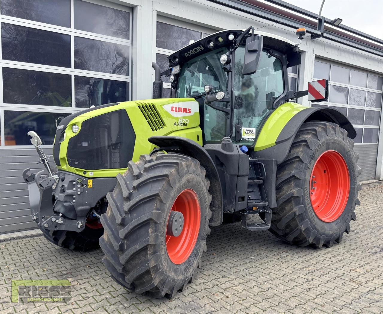 Traktor del tipo CLAAS AXION 870 Cmatic FOCUS   CEBIS FCR, Mietmaschine en Homberg (Ohm) - Maulbach (Imagen 1)