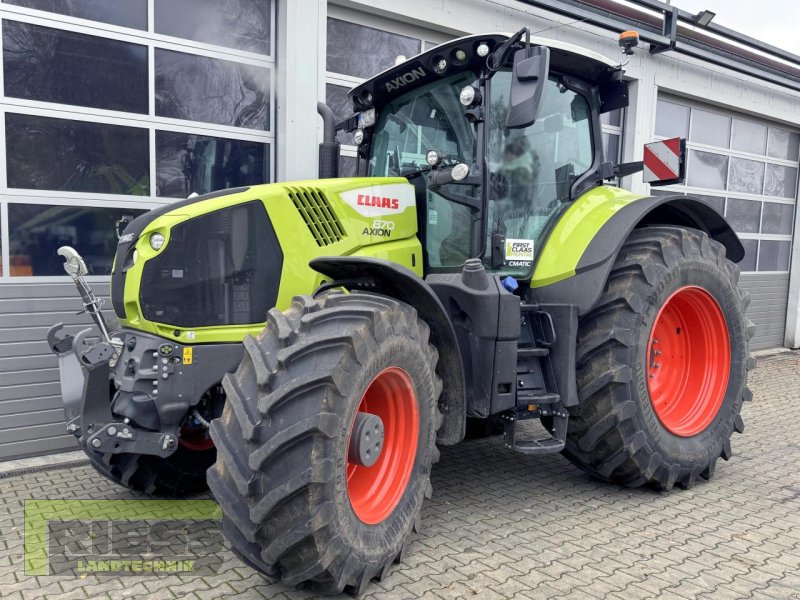 Traktor des Typs CLAAS AXION 870 Cmatic FOCUS   CEBIS FCR, Mietmaschine in Homberg (Ohm) - Maulbach (Bild 1)