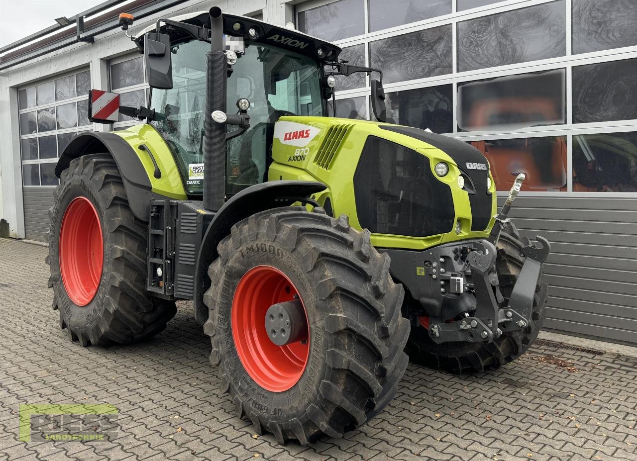 Traktor del tipo CLAAS AXION 870 Cmatic FOCUS   CEBIS FCR, Mietmaschine en Homberg (Ohm) - Maulbach (Imagen 2)