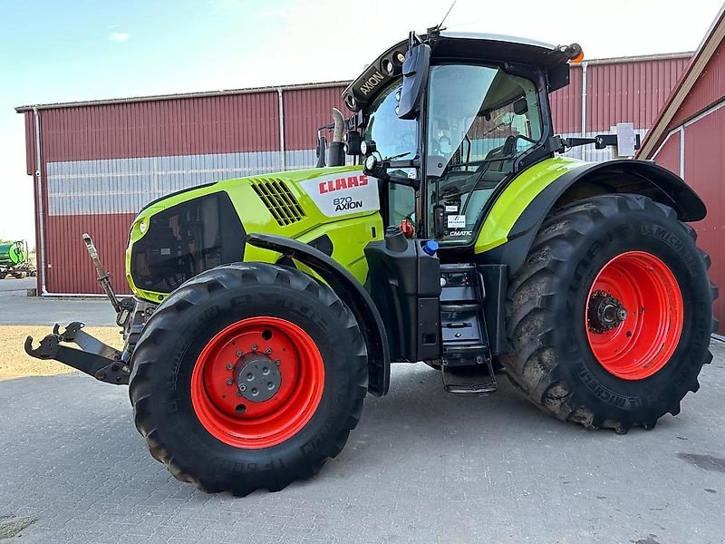 Traktor Türe ait CLAAS Axion 870 Cmatic mit Cebis Touch und GPS RTK, Gebrauchtmaschine içinde Ostercappeln (resim 12)