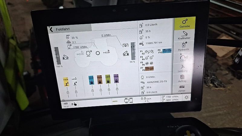 Traktor typu CLAAS Axion 870 Cmatic mit Cebis Touch und GPS RTK, Gebrauchtmaschine w Ostercappeln (Zdjęcie 13)