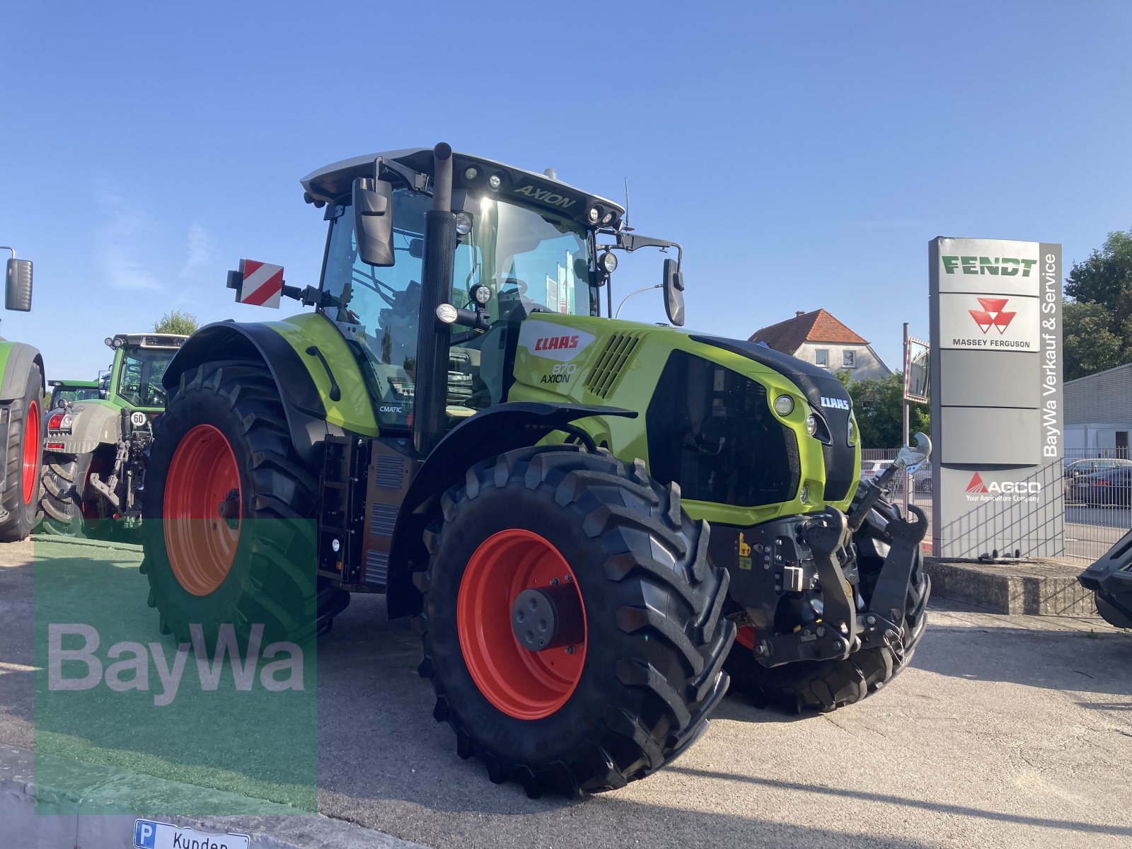 Traktor типа CLAAS Axion 870 CMATIC RTK, Gebrauchtmaschine в Dinkelsbühl (Фотография 1)