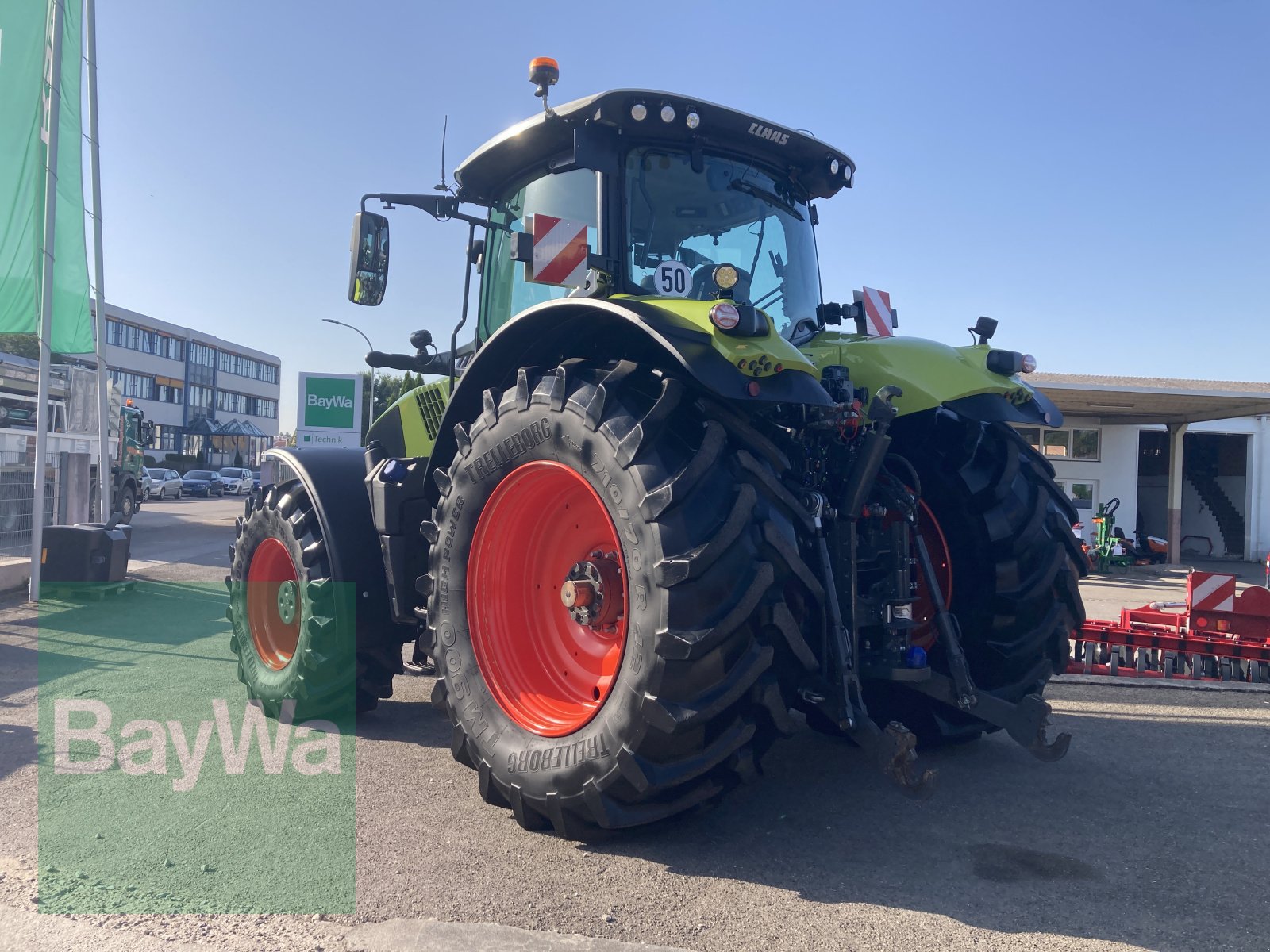 Traktor Türe ait CLAAS Axion 870 CMATIC RTK, Gebrauchtmaschine içinde Dinkelsbühl (resim 7)