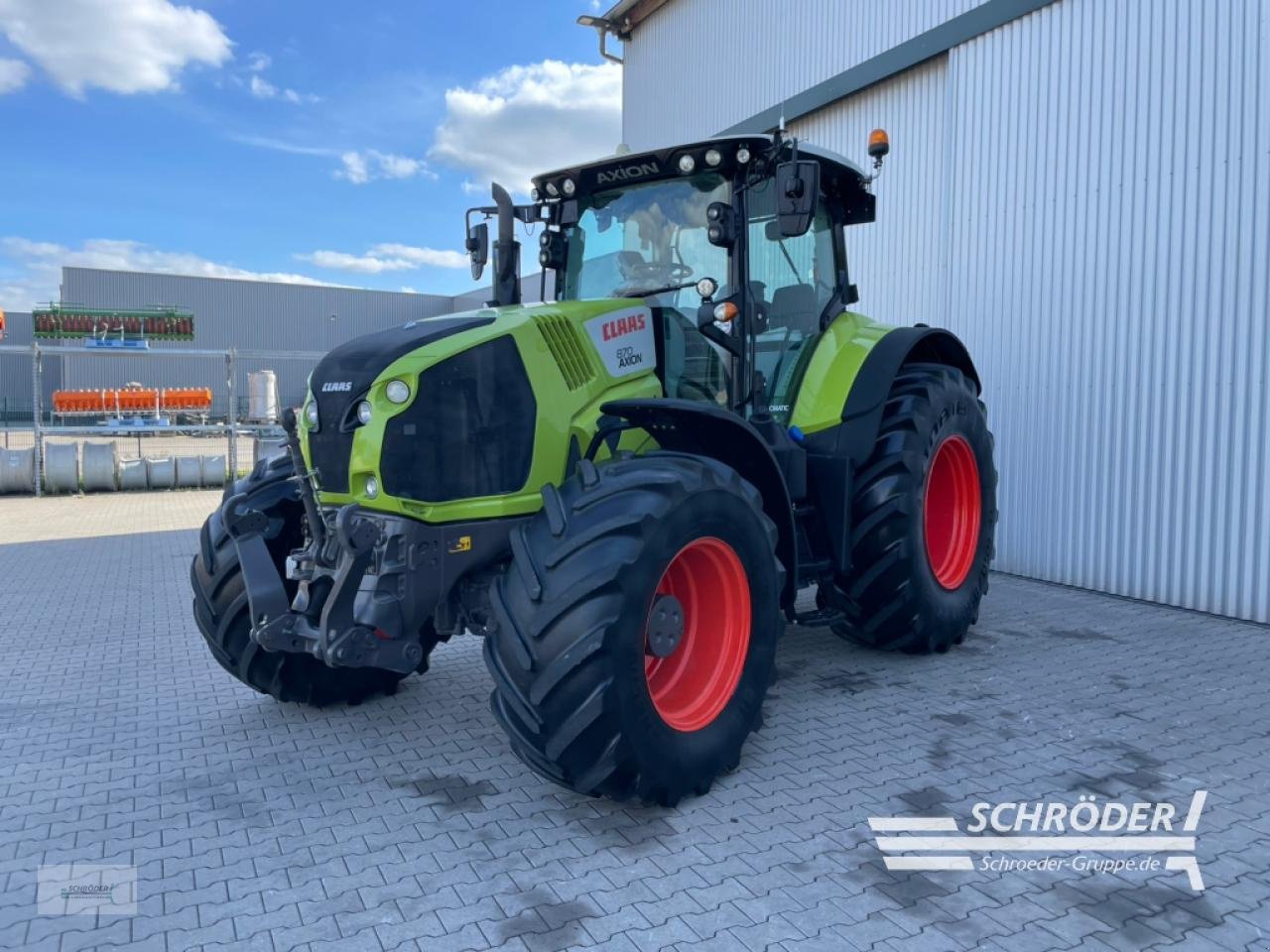 Traktor от тип CLAAS AXION 870 CMATIC RTK, Gebrauchtmaschine в Wildeshausen (Снимка 5)