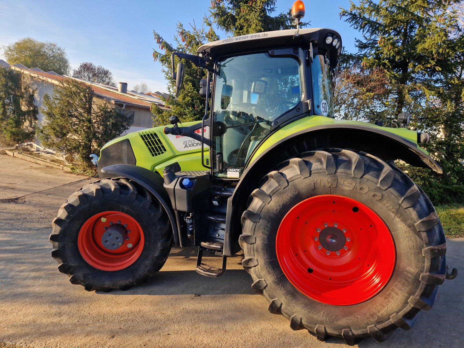 Traktor typu CLAAS Axion 870 CMATIC RTK, Gebrauchtmaschine v Neufra (Obrázek 2)