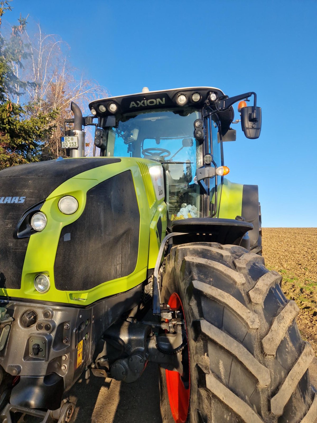 Traktor typu CLAAS Axion 870 CMATIC RTK, Gebrauchtmaschine v Neufra (Obrázek 5)