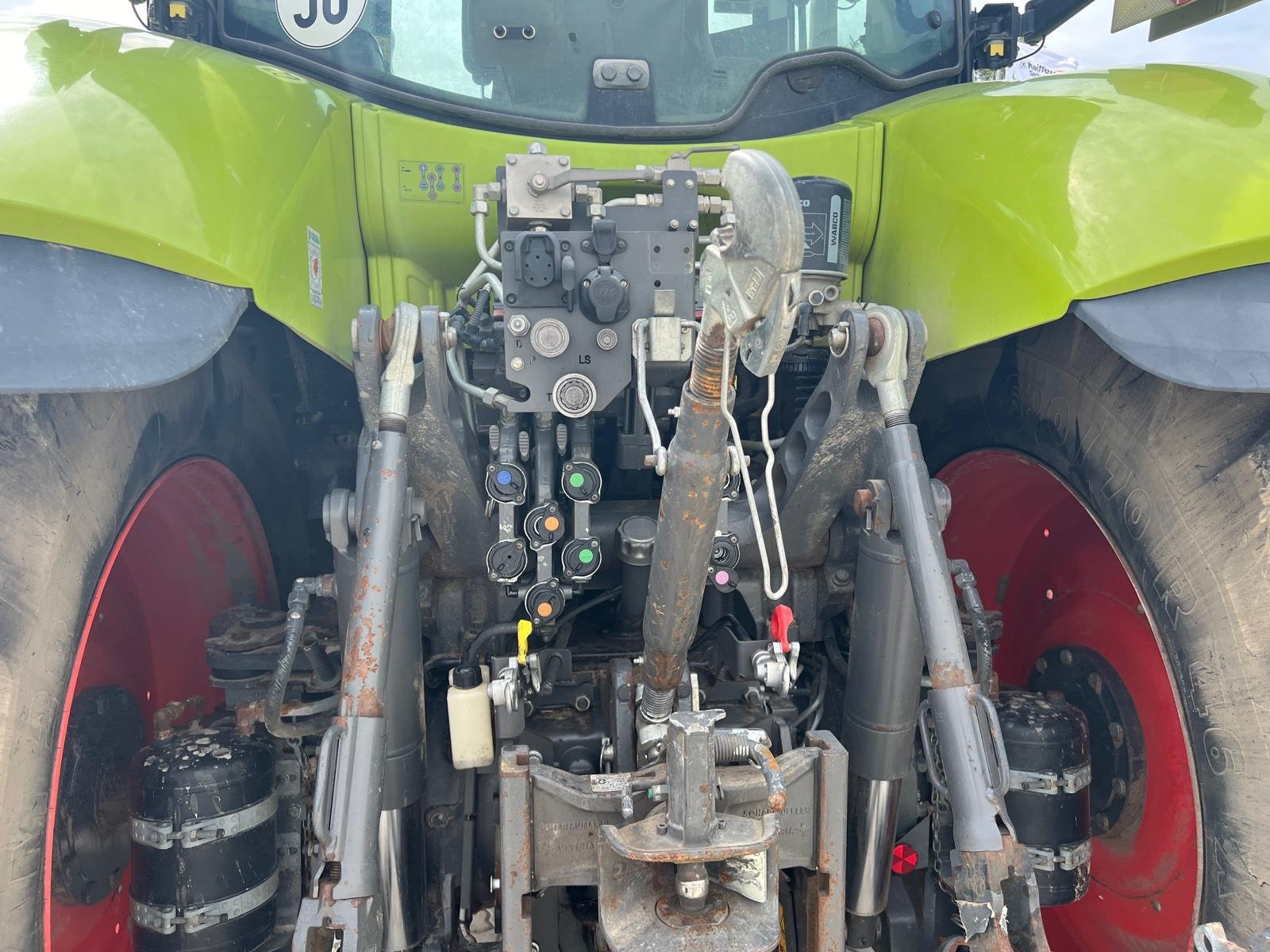 Traktor Türe ait CLAAS Axion 870 CMatic, Gebrauchtmaschine içinde Richtenberg (resim 8)