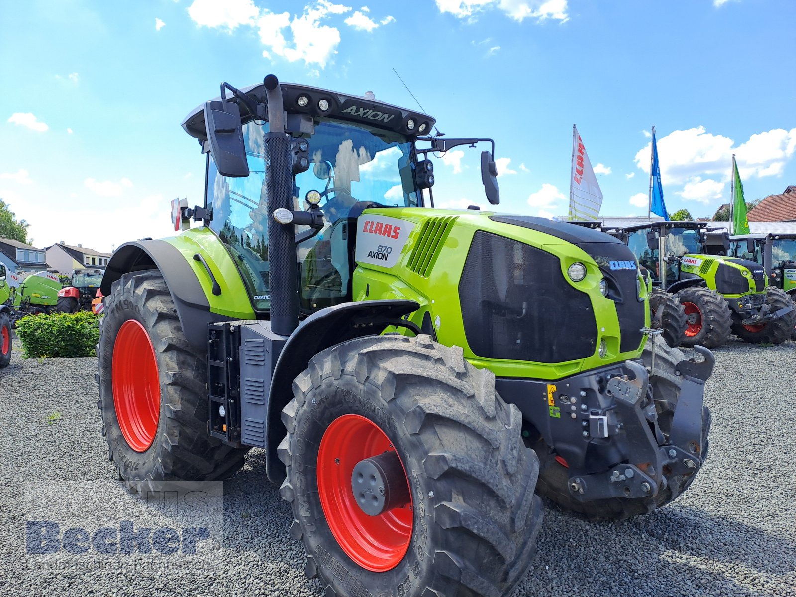 Traktor van het type CLAAS Axion 870 CMATIC, Gebrauchtmaschine in Weimar-Niederwalgern (Foto 3)