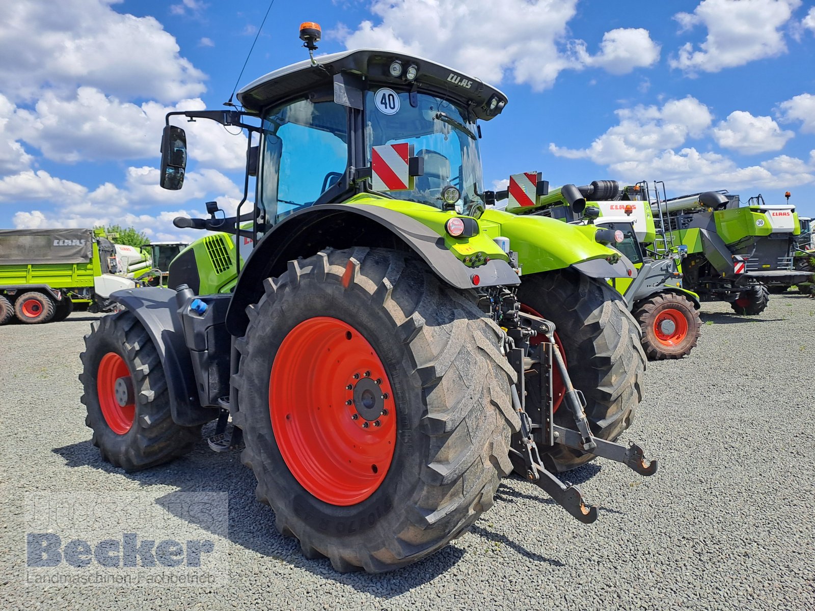 Traktor van het type CLAAS Axion 870 CMATIC, Gebrauchtmaschine in Weimar-Niederwalgern (Foto 8)