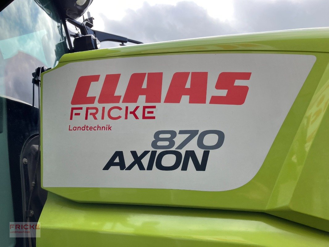 Traktor του τύπου CLAAS Axion 870 Cmatic, Neumaschine σε Demmin (Φωτογραφία 5)