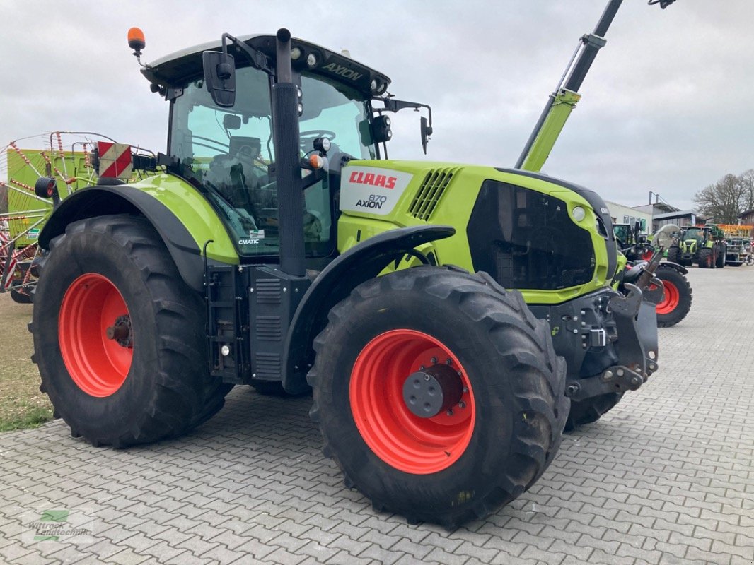 Traktor a típus CLAAS Axion 870 CMatic, Gebrauchtmaschine ekkor: Rhede / Brual (Kép 4)