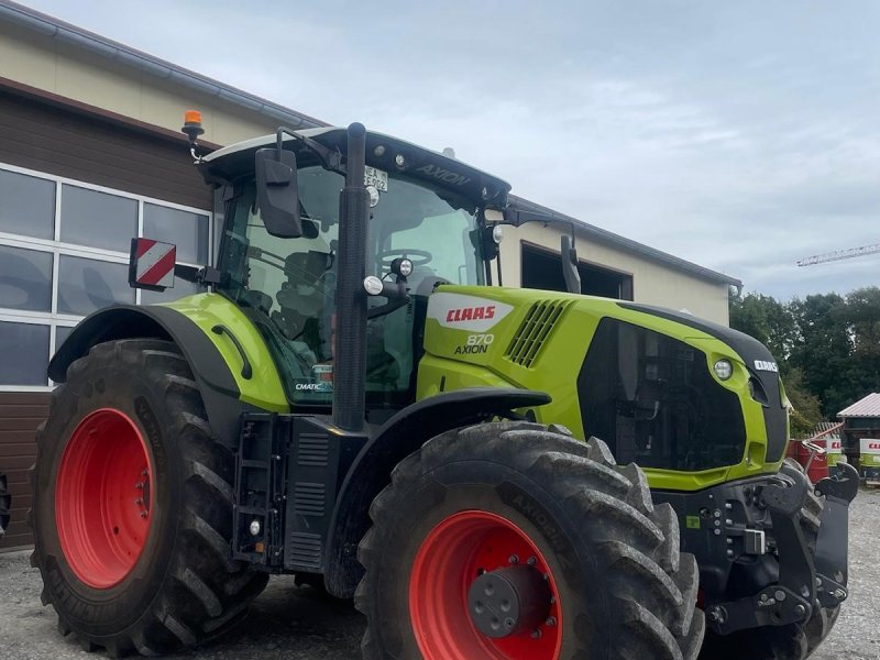 Traktor des Typs CLAAS Axion 870 CMATIC, Gebrauchtmaschine in Oberscheinfeld (Bild 1)