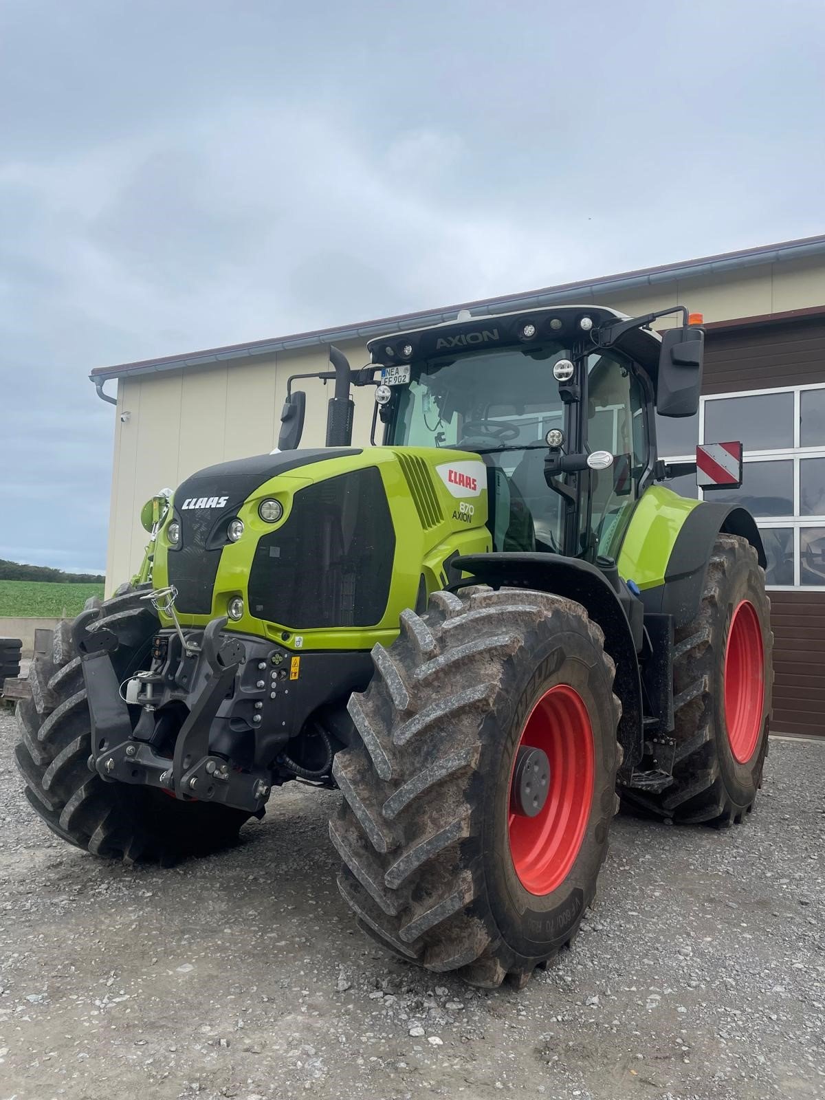 Traktor Türe ait CLAAS Axion 870 CMATIC, Gebrauchtmaschine içinde Oberscheinfeld (resim 3)