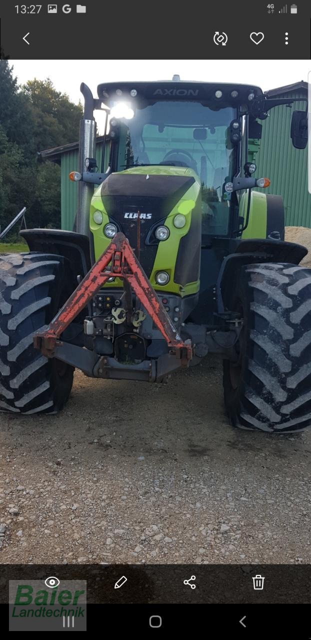 Traktor of the type CLAAS AXION 870, Gebrauchtmaschine in OBERNDORF-HOCHMOESSINGEN (Picture 1)