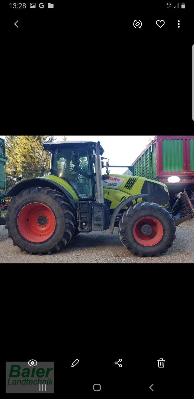 Traktor des Typs CLAAS AXION 870, Gebrauchtmaschine in OBERNDORF-HOCHMOESSINGEN (Bild 2)