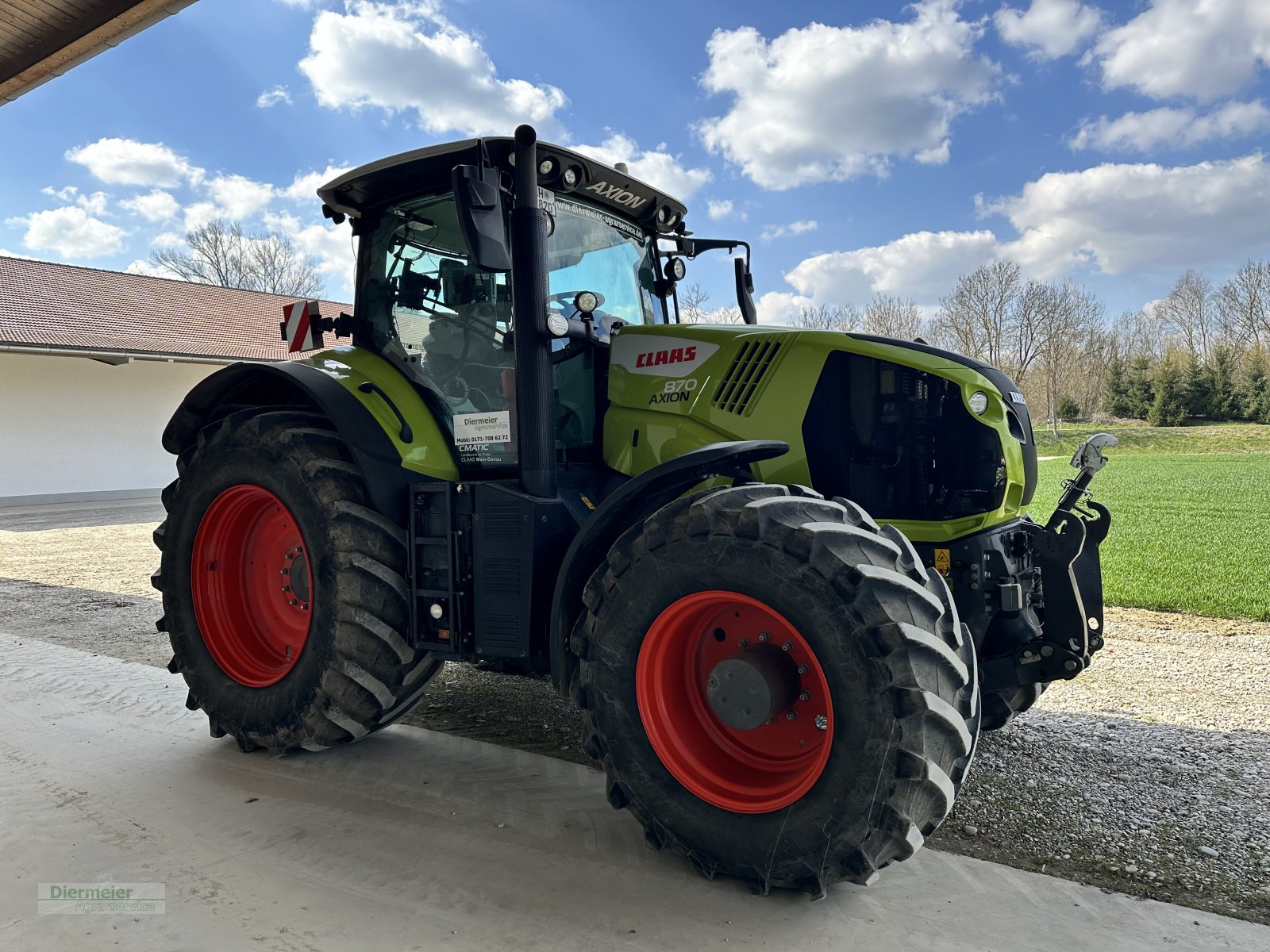 Traktor typu CLAAS Axion 870, Gebrauchtmaschine w Bergkirchen (Zdjęcie 2)