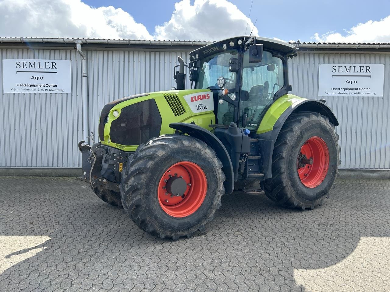 Traktor du type CLAAS AXION 870, Gebrauchtmaschine en Bramming (Photo 1)