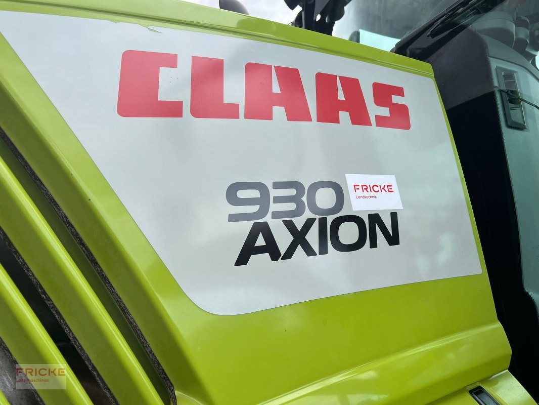 Traktor типа CLAAS Axion 930, Gebrauchtmaschine в Demmin (Фотография 3)