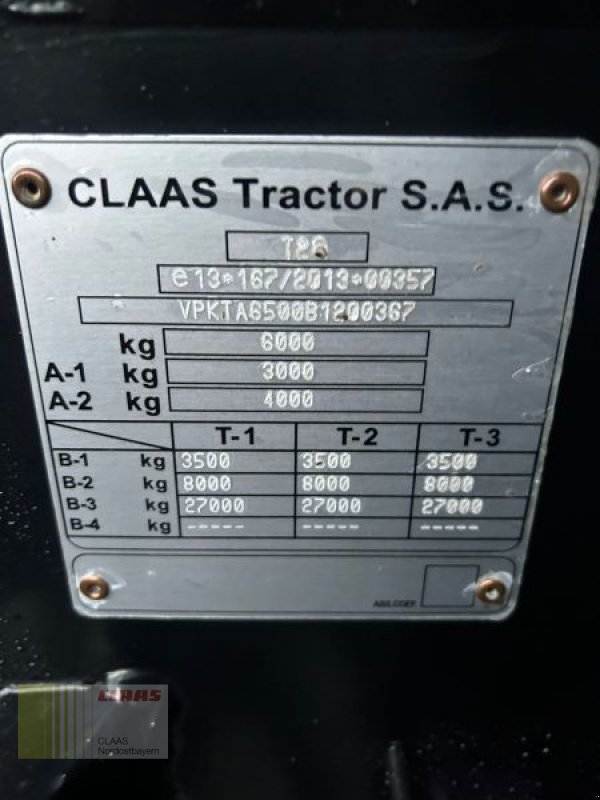 Traktor Türe ait CLAAS AXOS 240 ADVANCED, Neumaschine içinde Hollfeld (resim 15)