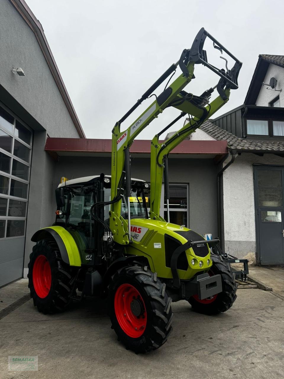 Traktor a típus CLAAS Axos 310CX mit Frontlader FL80c, in Kürze verfügbar, Gebrauchtmaschine ekkor: Geiselhöring (Kép 16)