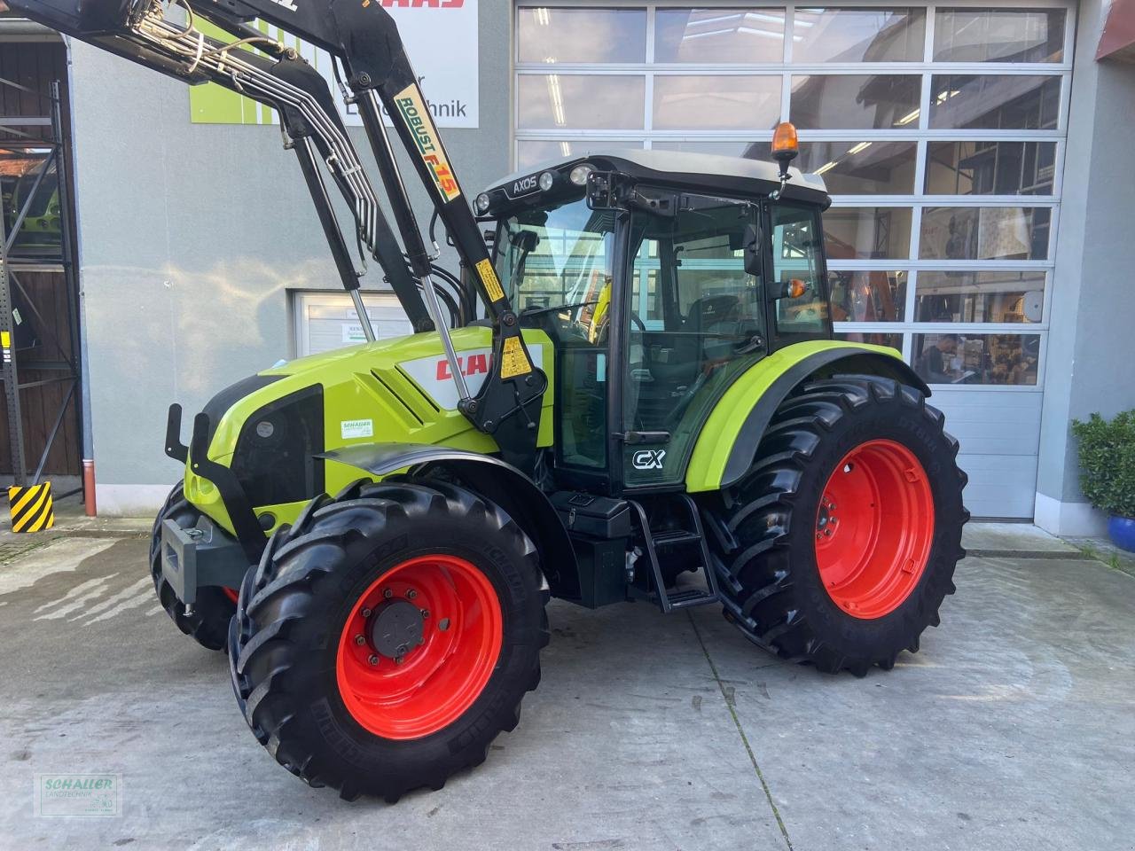 Traktor Türe ait CLAAS Axos 320 CX m. Stoll FL, Klima, Gebrauchtmaschine içinde Geiselhöring (resim 1)