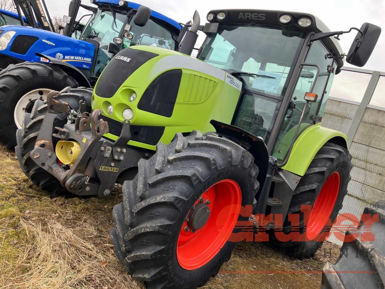 Traktor van het type CLAAS Claas Ares 577 ATZ, Gebrauchtmaschine in Ampfing (Foto 1)