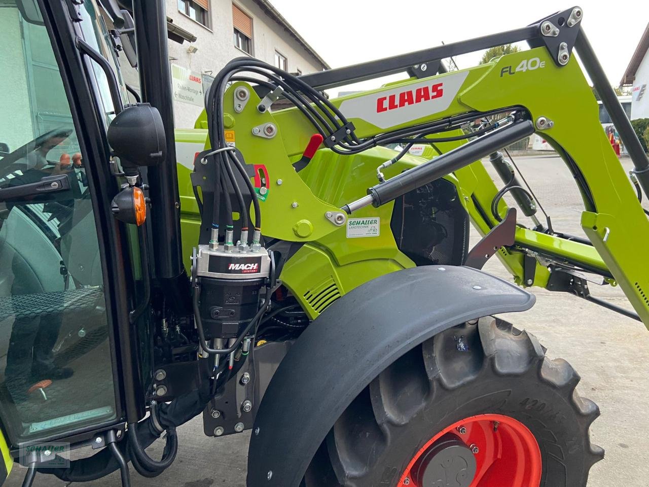 Traktor του τύπου CLAAS Elios 210 auf Wunsch mit FL FH Beifahrersitz, Neumaschine σε Geiselhöring (Φωτογραφία 11)