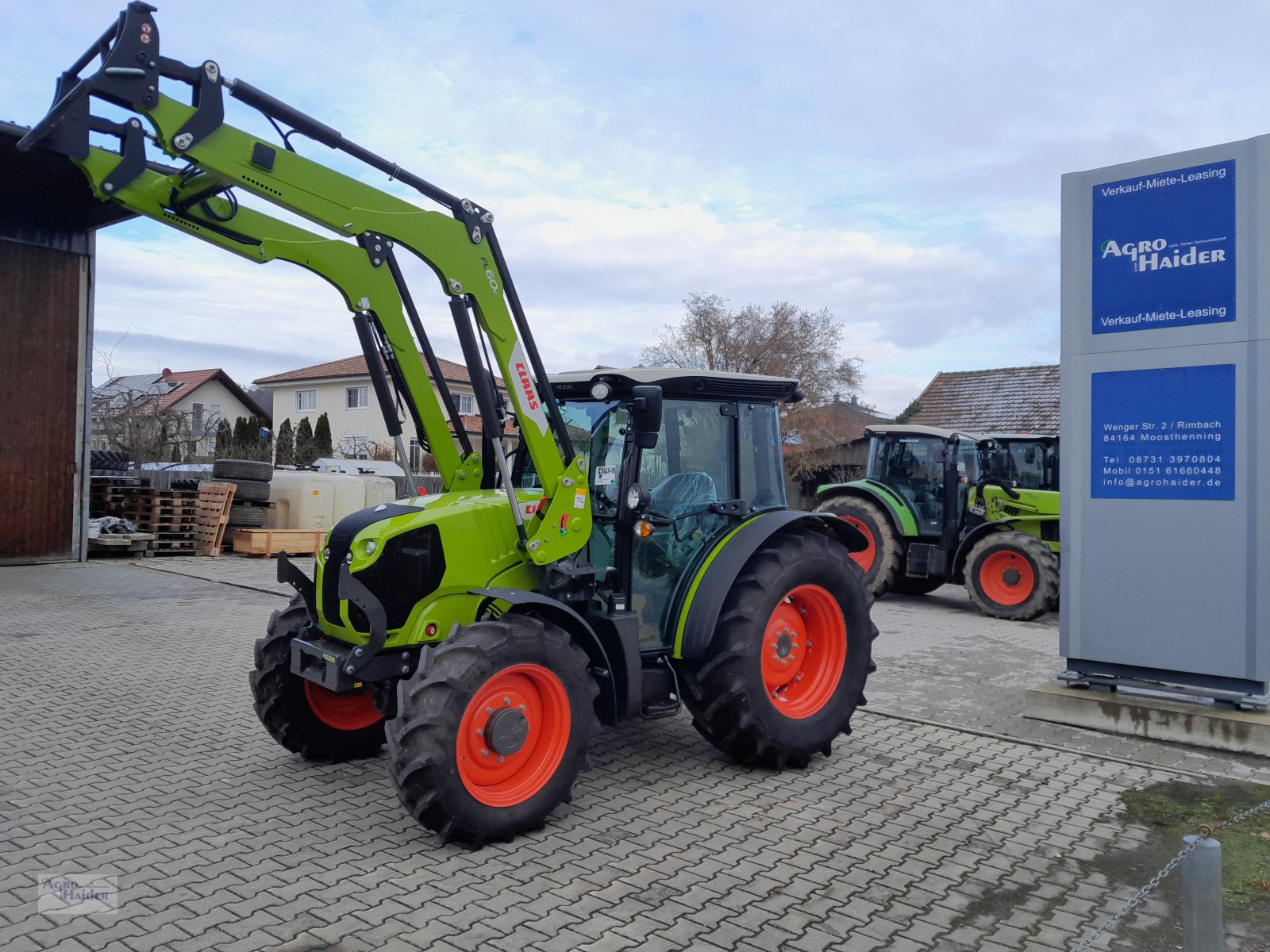 Traktor del tipo CLAAS Elios 210, Neumaschine en Moosthenning (Imagen 9)