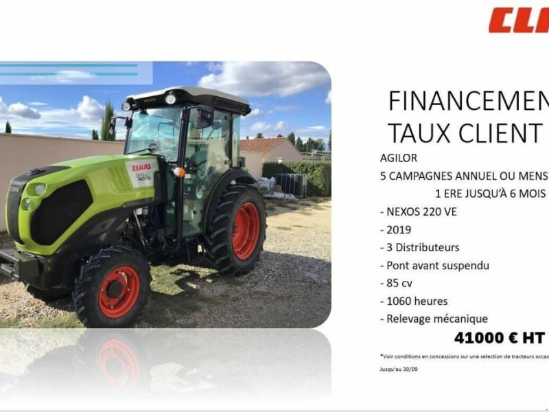 Traktor du type CLAAS nexos 220 ve cabine 4rm VE, Gebrauchtmaschine en ST ANDIOL (Photo 1)