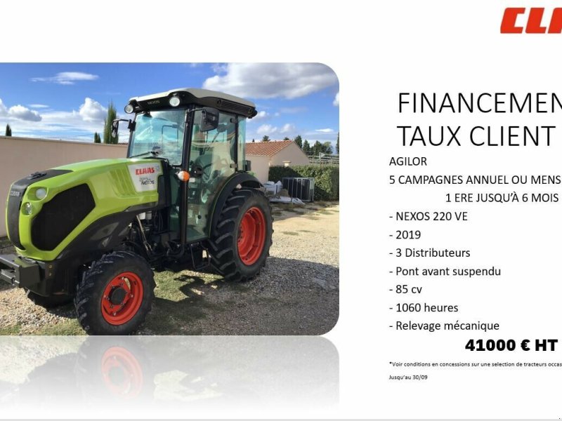 Traktor typu CLAAS NEXOS 220 VE CABINE 4RM, Gebrauchtmaschine w SAINT ANDIOL (Zdjęcie 1)