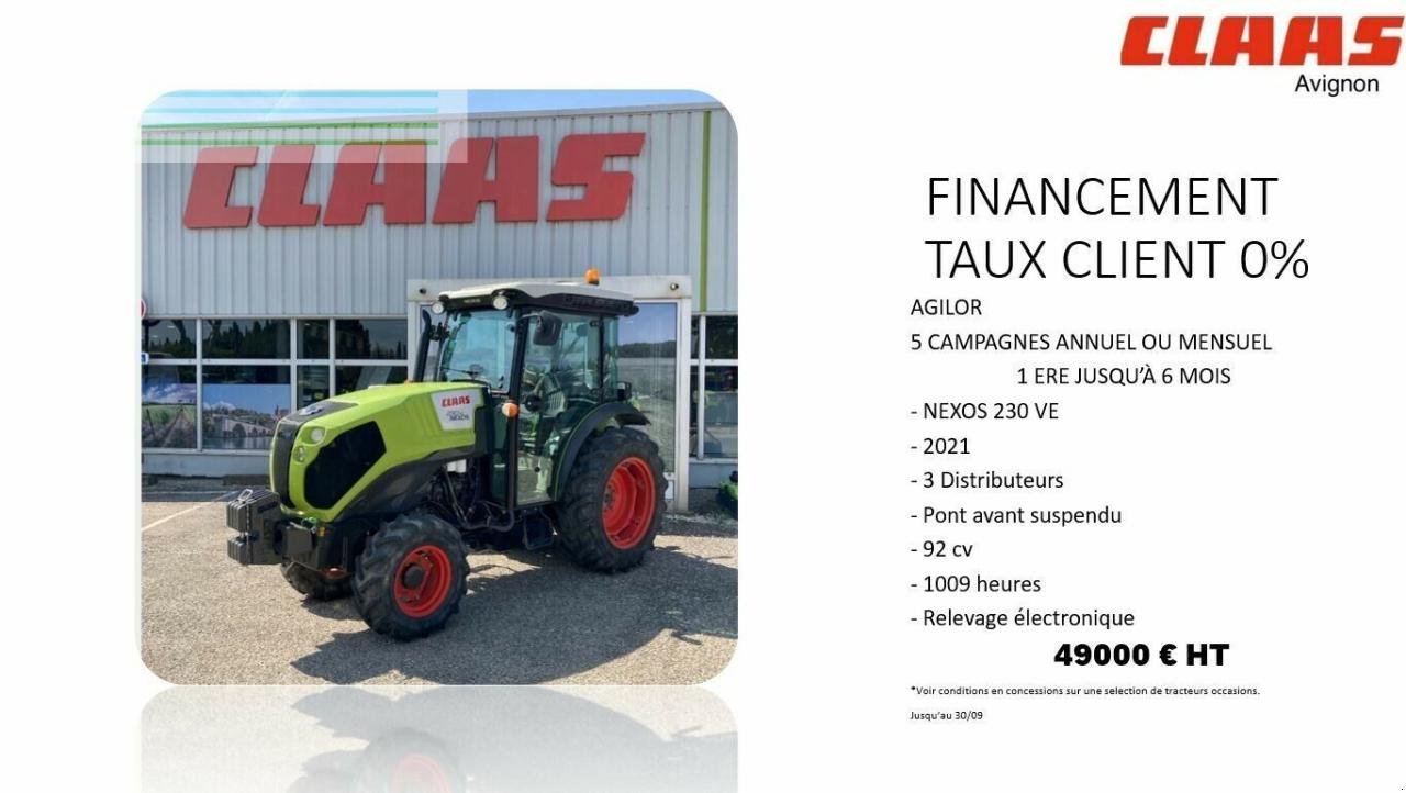 Traktor tip CLAAS nexos 230 ve cabine 4rm t4i VE, Gebrauchtmaschine in ST ANDIOL (Poză 1)