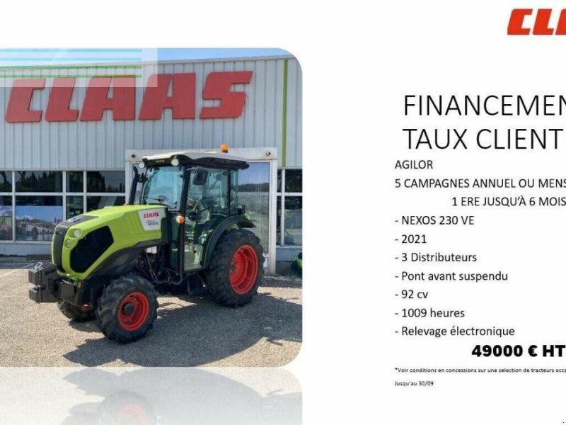 Traktor du type CLAAS nexos 230 ve cabine 4rm t4i VE, Gebrauchtmaschine en ST ANDIOL