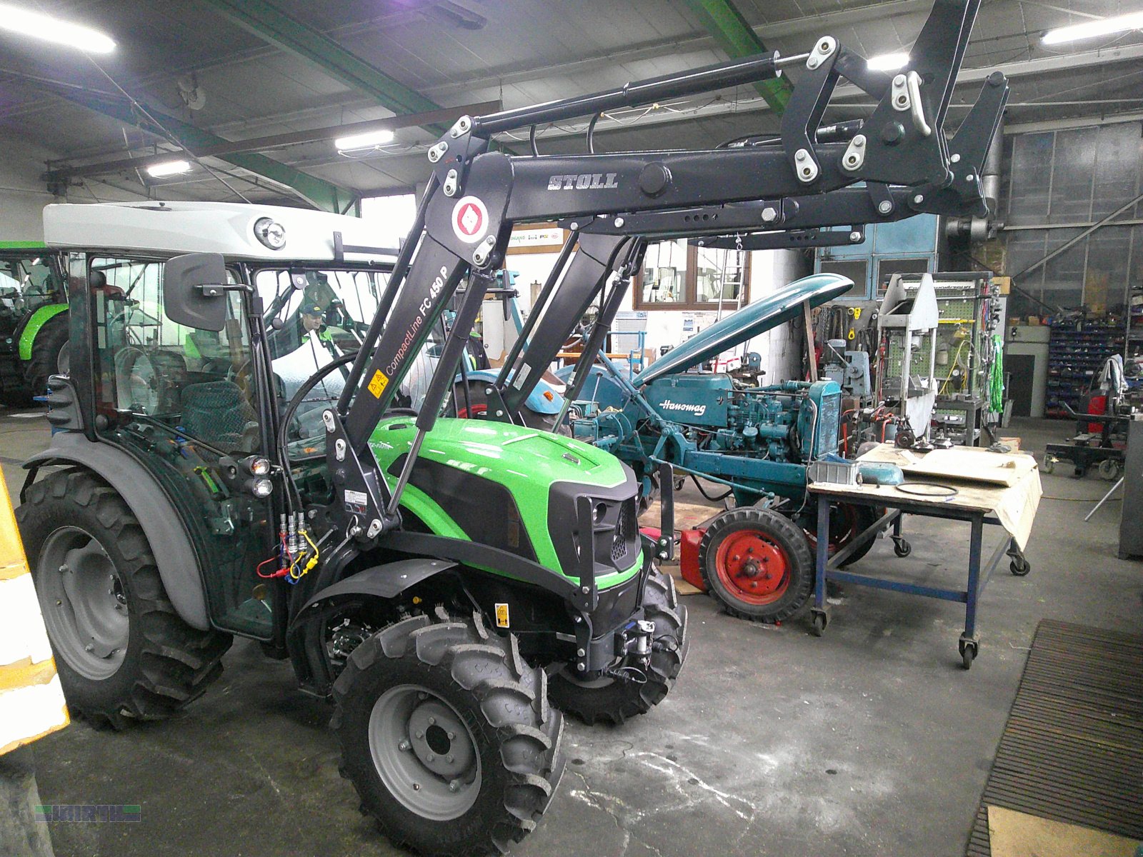 Traktor za tip Deutz-Fahr 3060 mit Frontlader und Rasenbereifung, Neumaschine u Buchdorf (Slika 3)