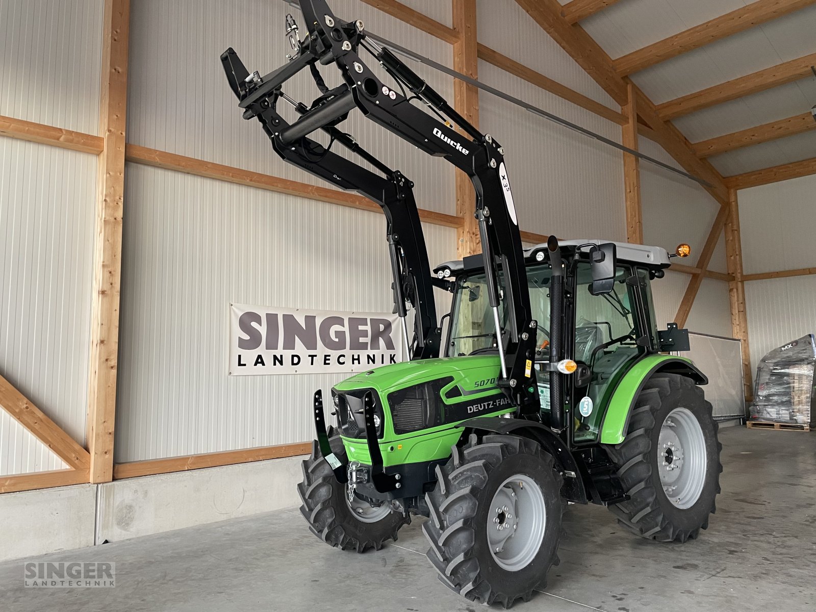 Traktor tip Deutz-Fahr 5070 D Keyline mit Frontalder, Neumaschine in Ebenhofen (Poză 1)