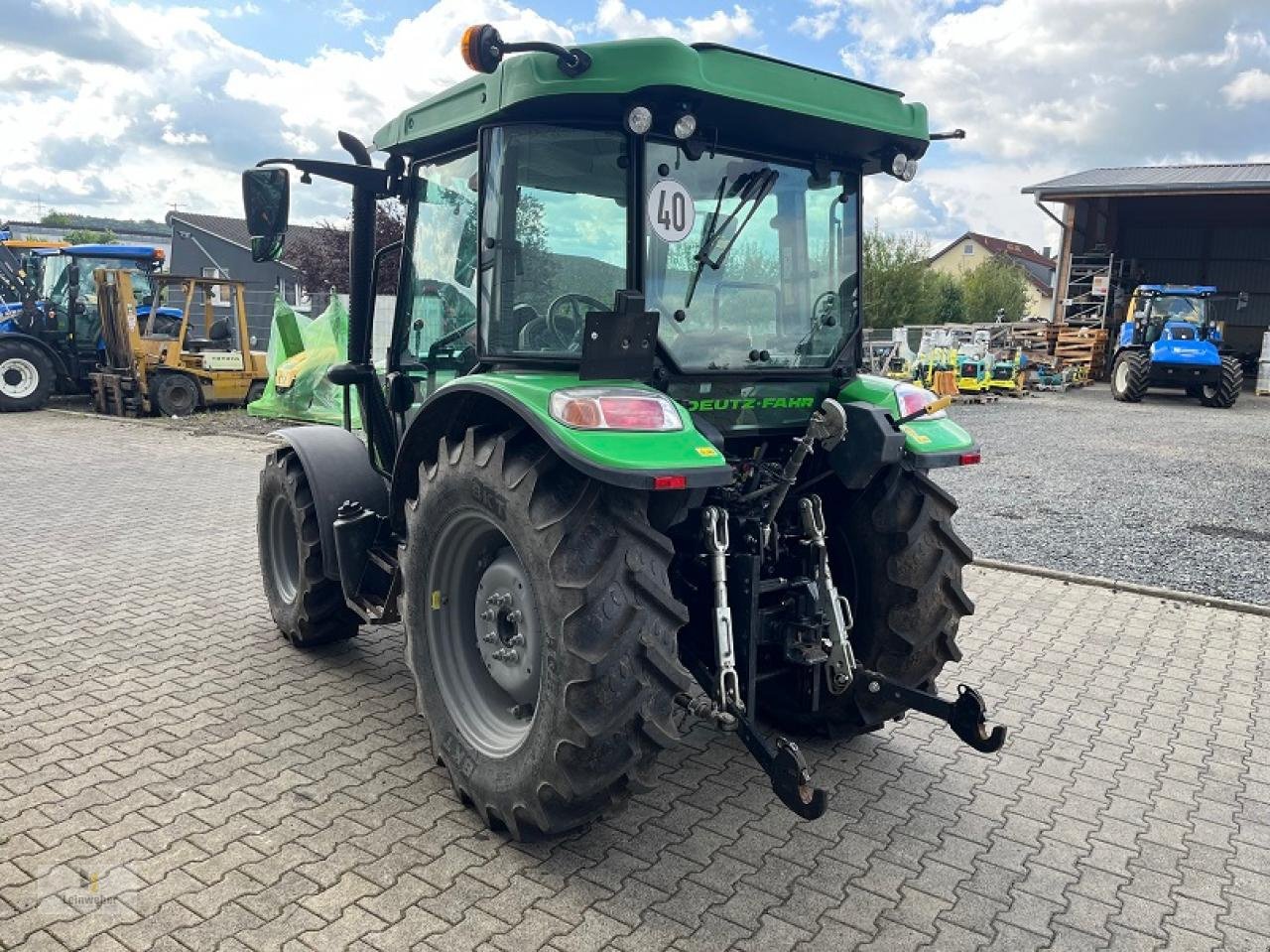 Traktor des Typs Deutz-Fahr 5070 D Keyline, Gebrauchtmaschine in Neuhof - Dorfborn (Bild 4)