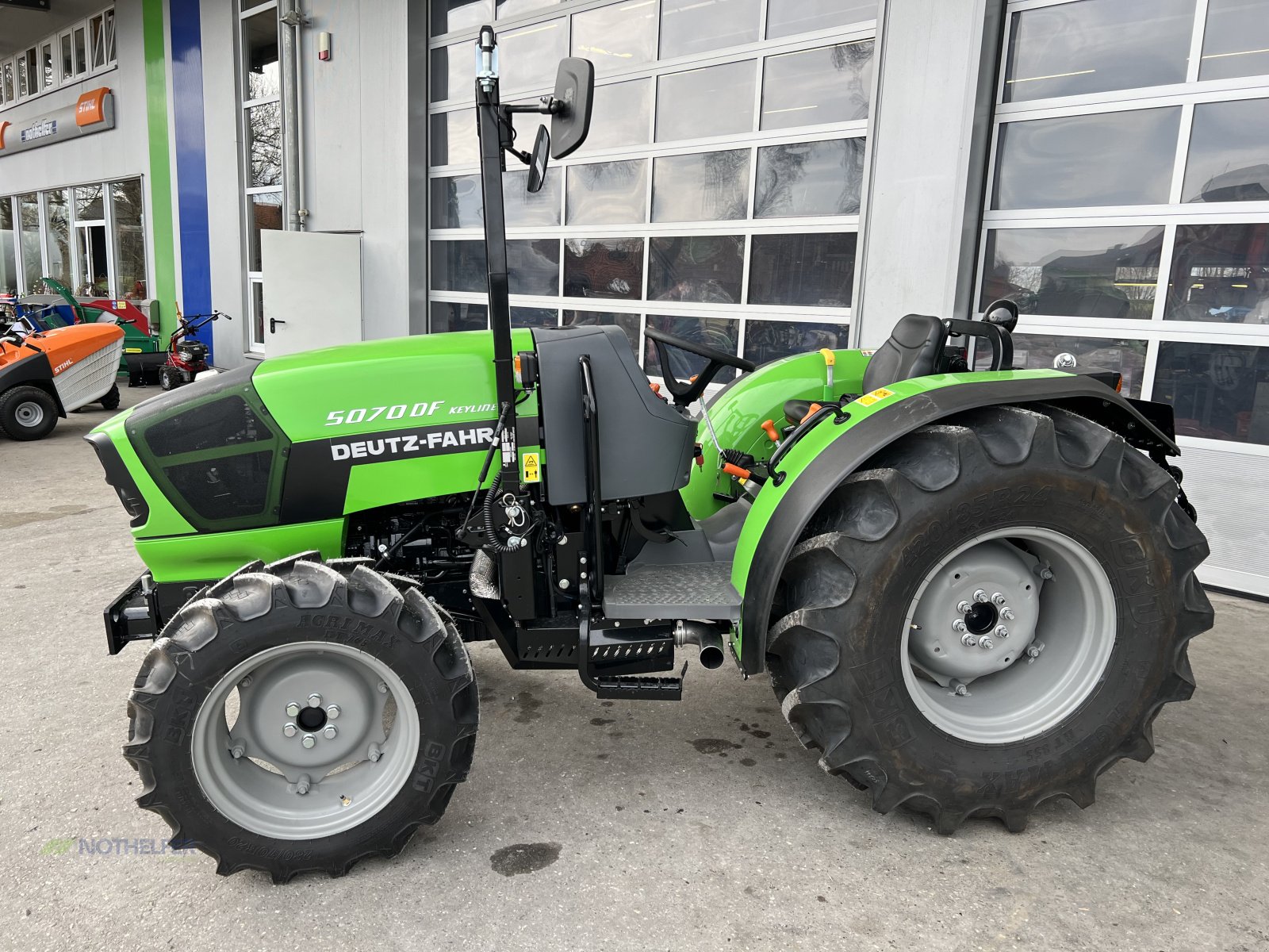 Traktor typu Deutz-Fahr 5070 DF Keyline, Neumaschine w Pforzen (Zdjęcie 4)