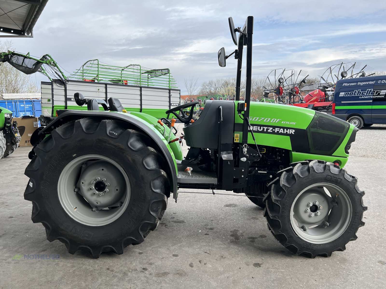 Traktor typu Deutz-Fahr 5070 DF Keyline, Neumaschine w Pforzen (Zdjęcie 5)