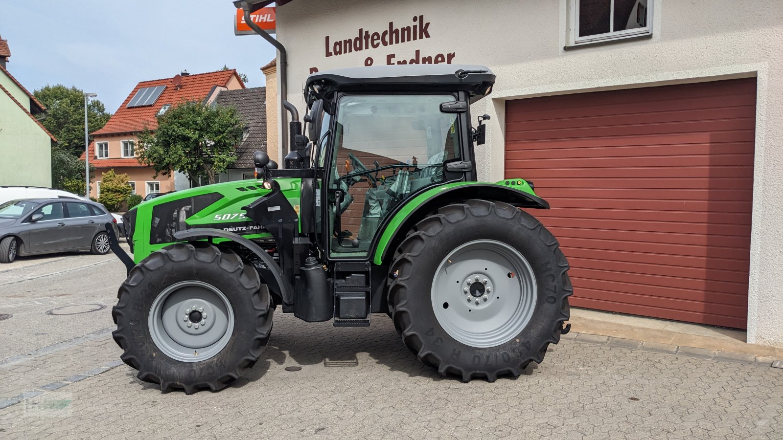 Traktor des Typs Deutz-Fahr 5075 Keyline, Neumaschine in Abenberg (Bild 7)