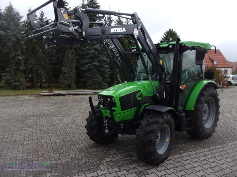 Traktor typu Deutz-Fahr 5080 D KEYLINE mit Stoll 35-18 Frontlader 30/15 Gang, Messepreis Karpfham 30.08.-10.09.24, 3 % Messerabatt, Neumaschine v Buchdorf (Obrázek 1)