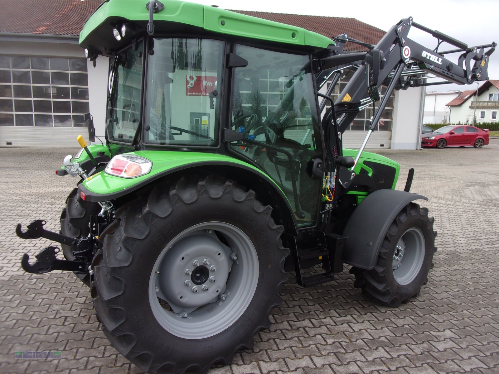 Traktor des Typs Deutz-Fahr 5080 D KEYLINE mit Stoll 35-18 Frontlader, Neumaschine in Buchdorf (Bild 7)