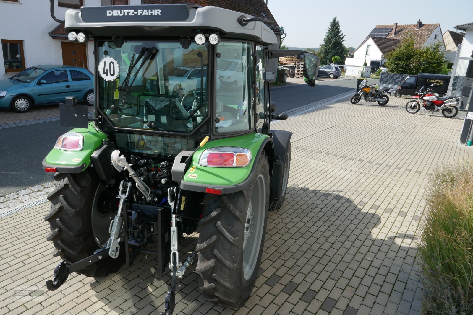 Traktor del tipo Deutz-Fahr 5080 D Keyline Neuschlepper mit FHZ, KLima ..usw, Neumaschine en Langenzenn (Imagen 8)