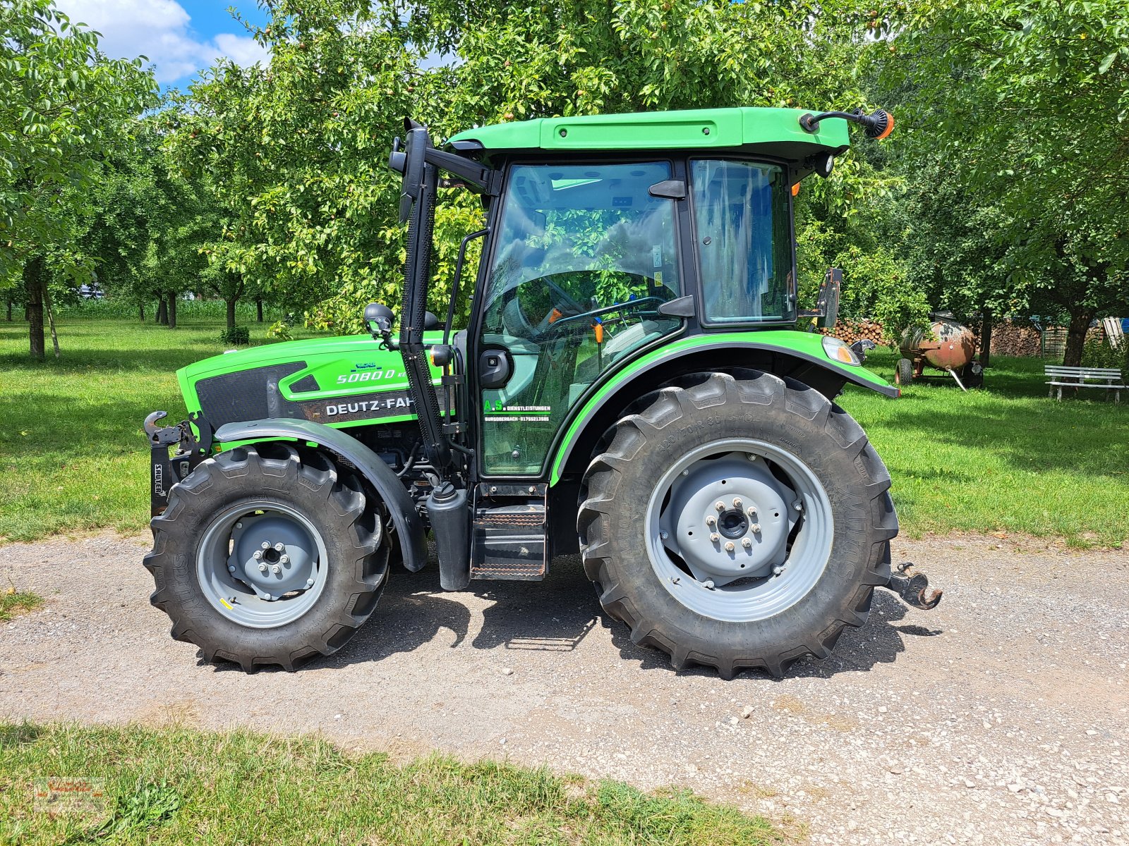 Traktor del tipo Deutz-Fahr 5080 D KEYLINE, Gebrauchtmaschine en Ansbach (Imagen 1)