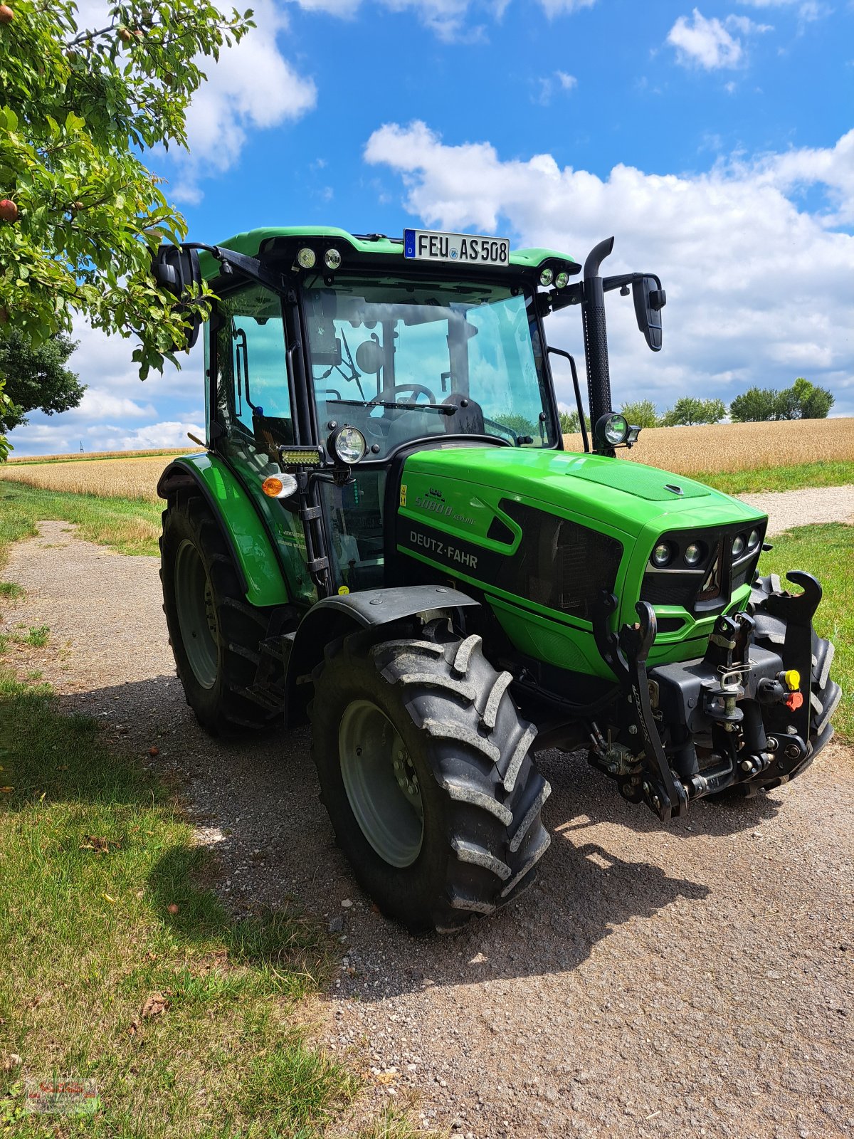 Traktor Türe ait Deutz-Fahr 5080 D KEYLINE, Gebrauchtmaschine içinde Ansbach (resim 3)