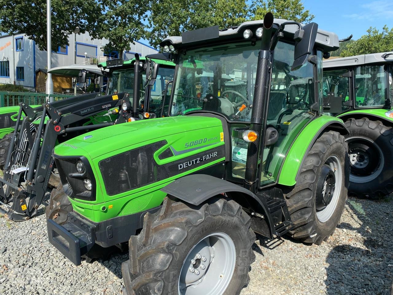 Traktor of the type Deutz-Fahr 5080 D Keyline, Neumaschine in Eslohe–Bremke (Picture 1)