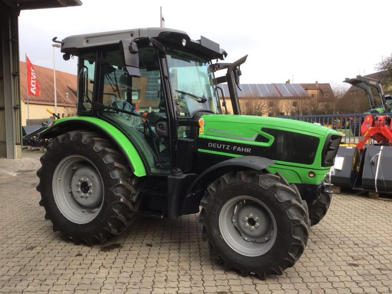 Traktor του τύπου Deutz-Fahr 5080 D Keyline, Neumaschine σε Burgbernheim (Φωτογραφία 1)